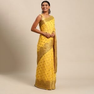 Banarasi Soft Cotton Silk Fabric