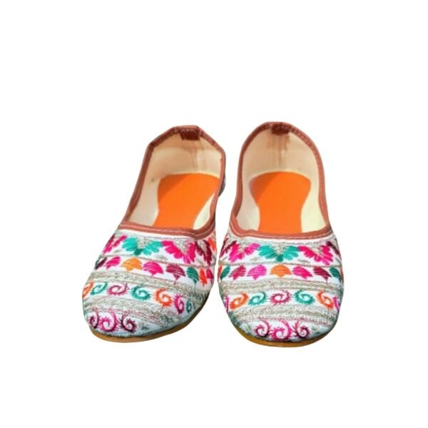 Pink Aura Handcrafted Traditional Punjabi/Rajasthani Jutti for Women and Girls - Image 3