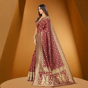 Traditional Wear Kota Litchi Banarasi Silk Saree